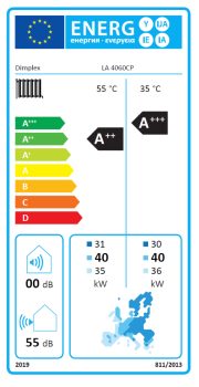 Preview: Dimplex LA 4060CP Luft-/Wasser-Wärmepumpe